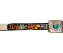 Load image into Gallery viewer, Klepto Hand-Tooled Concho Belt