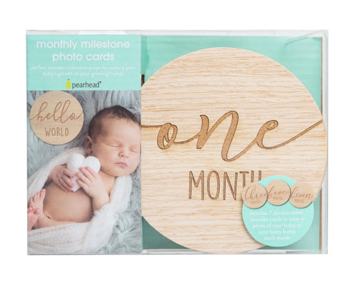 Wooden Reversible Milestone Photo Prop