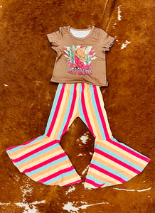 Let’s Go Girls Cowgirl Serape Printed Bottoms 2pc. Girls Set