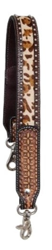 Leopard Short Tooled Purse Straps – 1.5″ X 25