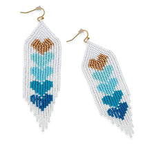 Load image into Gallery viewer, Hearts Of Five Earrings In Blue