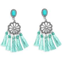 Load image into Gallery viewer, Corsica Springs Fringed Earrings