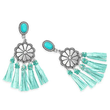 Load image into Gallery viewer, Corsica Springs Fringed Earrings