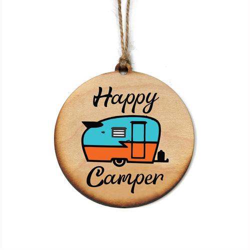 Happy Camper Christmas Ornament