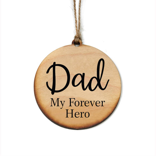 Dad Hero Christmas Ornament