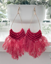 Load image into Gallery viewer, Boho Macrame Earrings