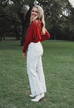 Load image into Gallery viewer, White Straight Leg Jeans