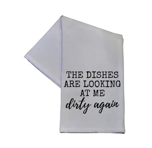 The Dishes Are Looking Funny Towel 16x24 Hand Towel