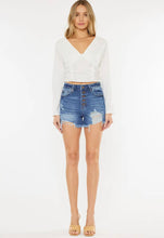 Load image into Gallery viewer, Kan Can Mom Fit Denim Shorts