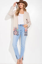 Load image into Gallery viewer, Diamond Aztec Knit Cardigan