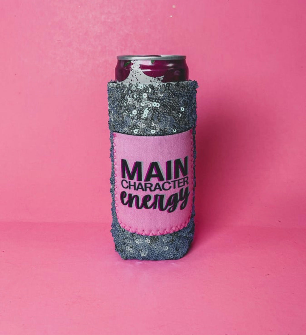 Main Character Energy Slim Can Cooler