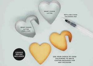 Cookie Cutters Kit With Pen For Handmade Messages