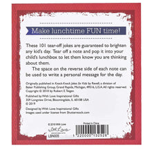 Load image into Gallery viewer, 101 Lunchbox Notes with Knock-Knock Jokes for Kids