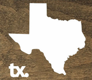 Real Wood Texas Tile Magnets