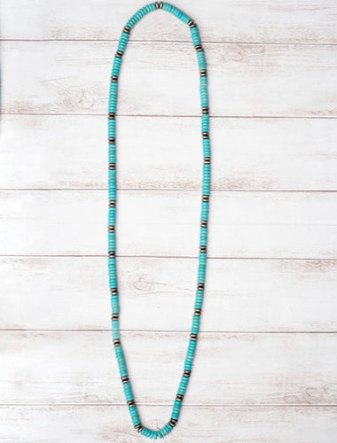 *Restock* Put On Your Turquoise And Handle It Cowgirl Necklace