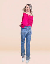 Load image into Gallery viewer, Restock limitless Stretch Contemporary Top In Hot Pink