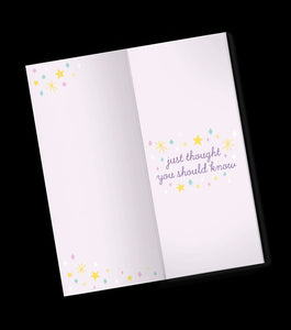 You Are Magical Chocolate-Filled Greeting Card