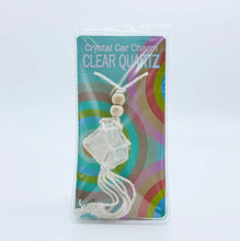 Load image into Gallery viewer, Clear Quartz Free Form Stone Car Charm