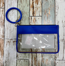 Load image into Gallery viewer, Clear Bag Wristlet