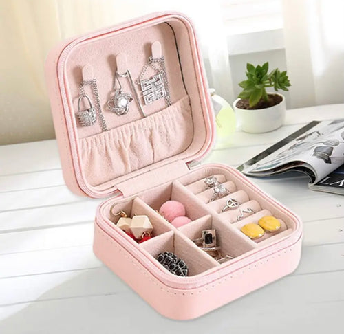 Travel Jewelry Organizer Storage Box