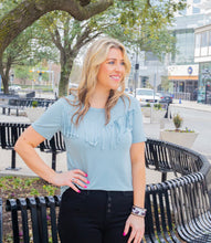 Load image into Gallery viewer, The Right Amount of Western Tee Teal