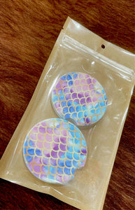 Mermaid Glass Car Coaster